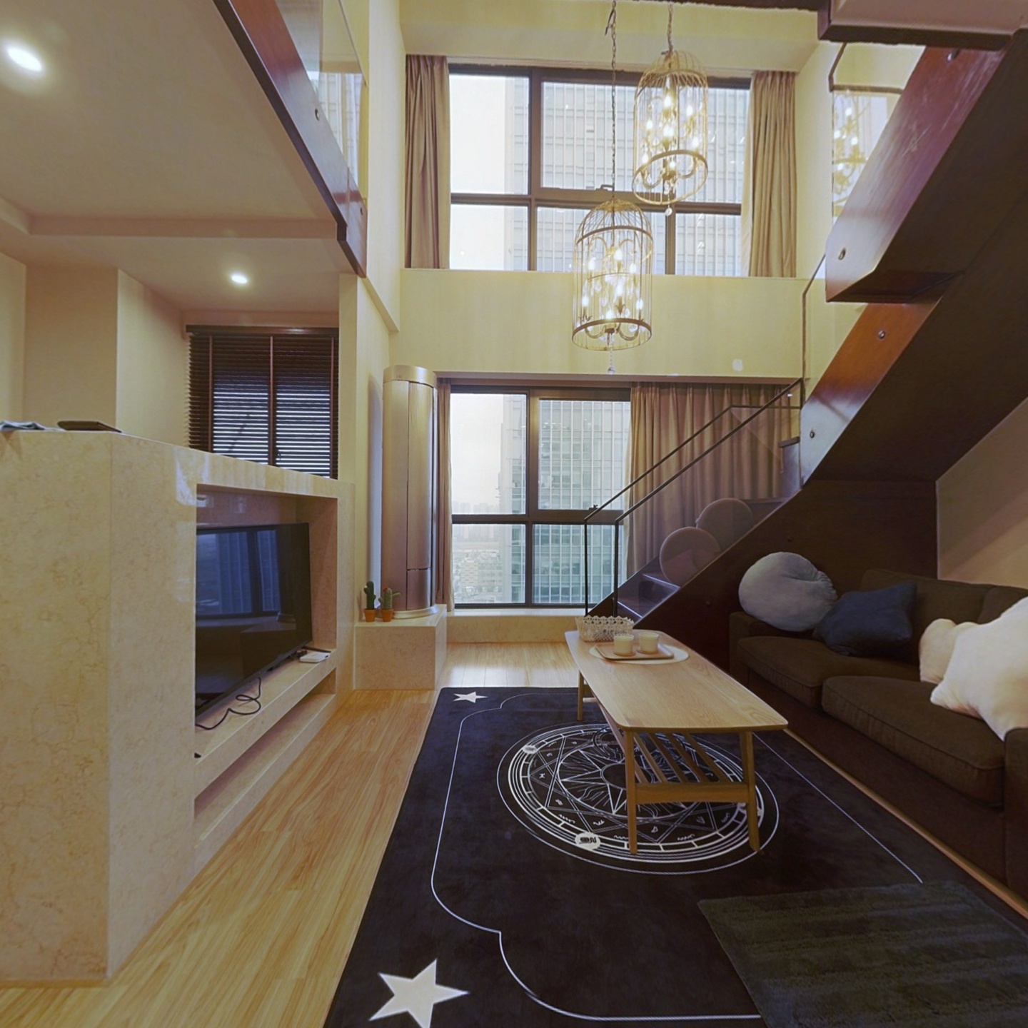 精装复式 全新家具家电 拎包入住_苏州领寓商务广场二手房2室2厅40.