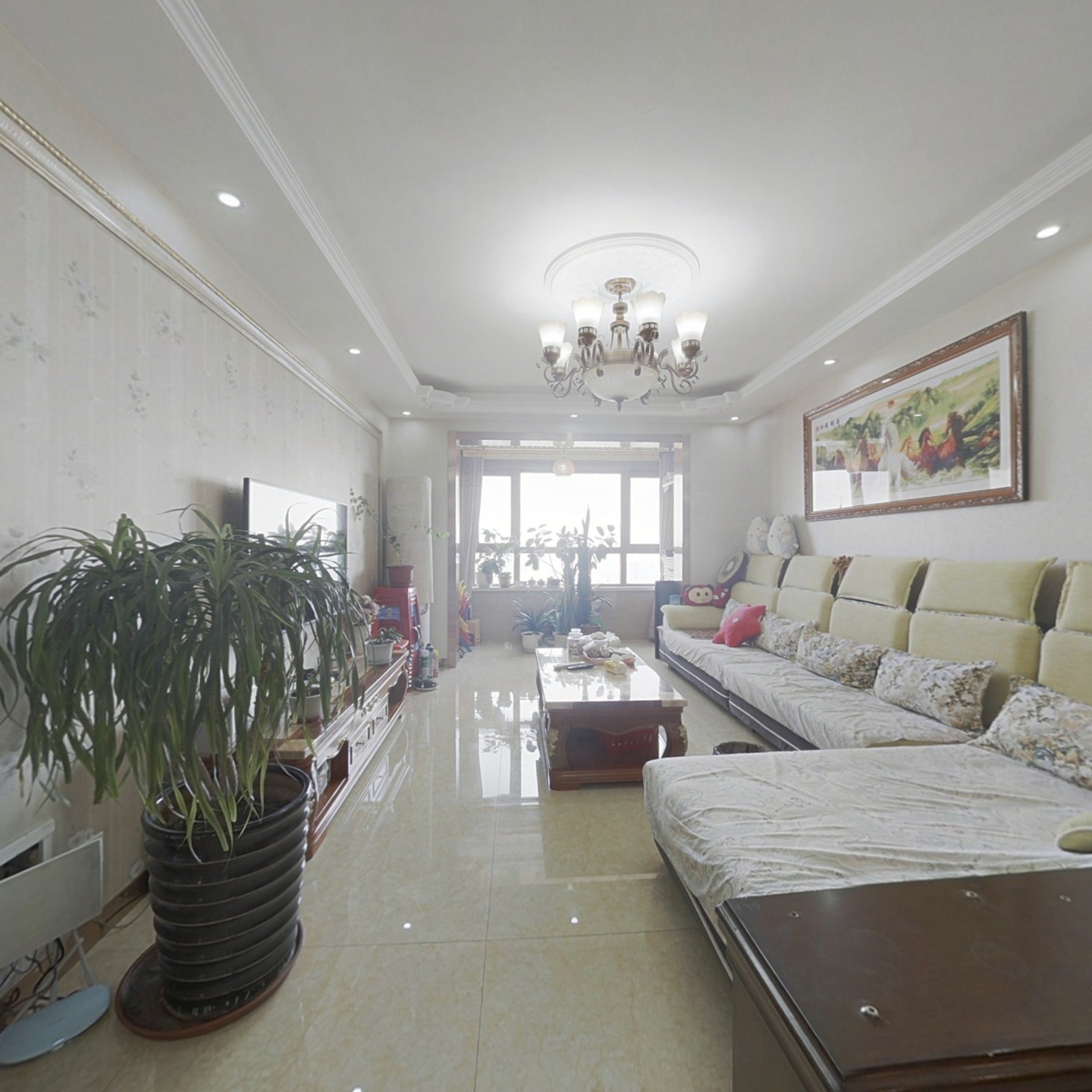 中海提香 南北标户 大两室 精装修 保持新 看房方便