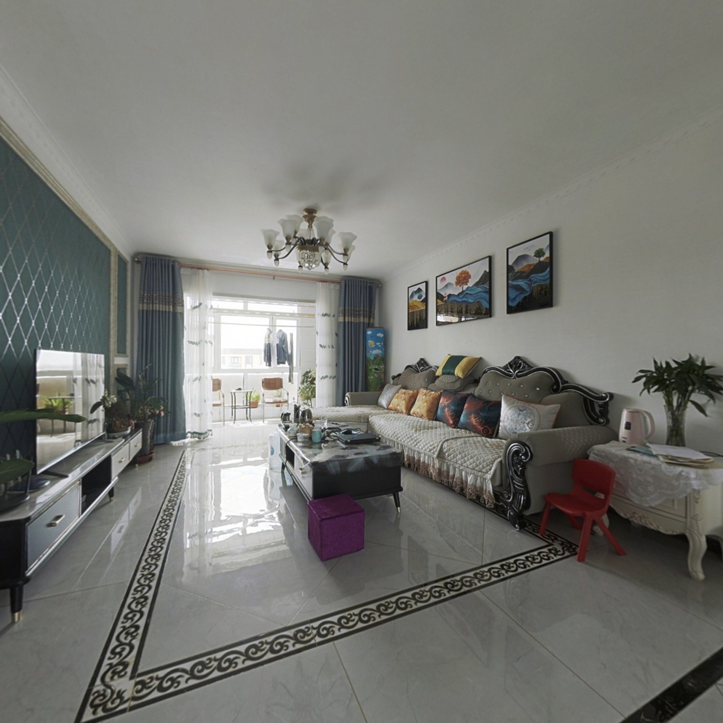 香邑溪谷 通透大3居 双明卫 精装带阁楼 实际面积+12平