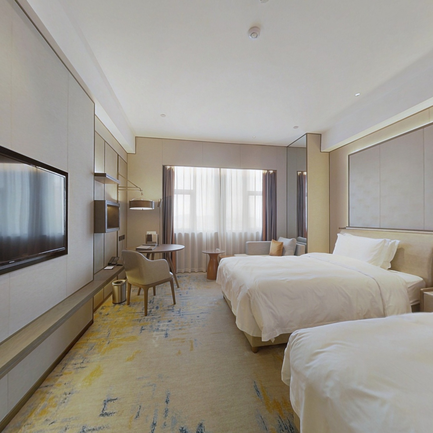 亚运会指定君廷酒店代管每年拿总价的6.5%为收益