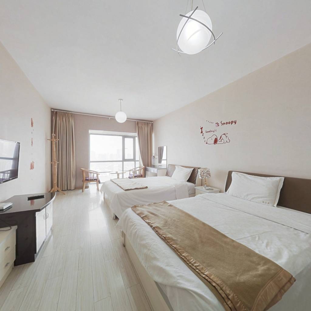 北京路上的高层单身洋房，36楼保证居住私密性，不吵