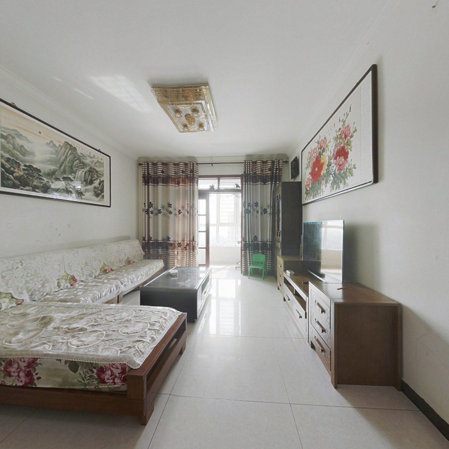 精装修全南两居室，采光视野无遮挡