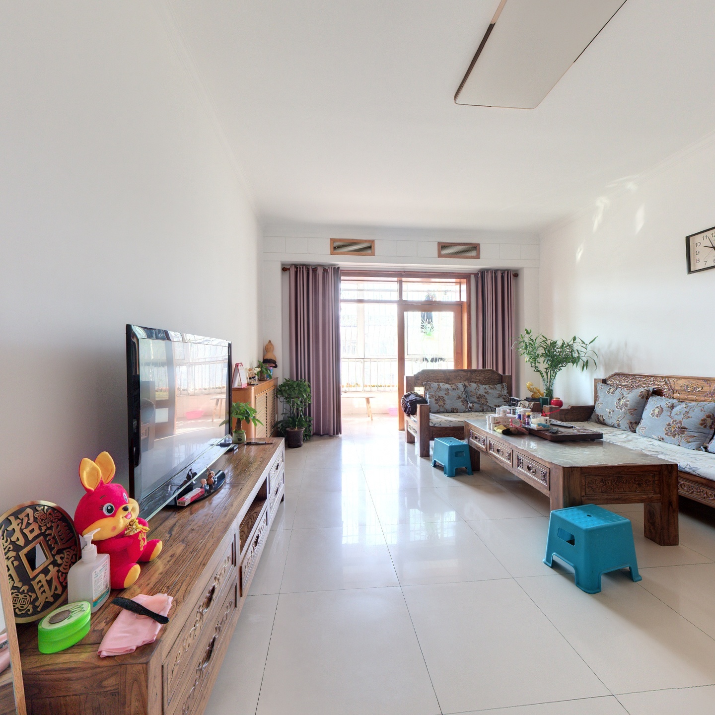 朝阳路南北通透三居，自住房，拎包入住