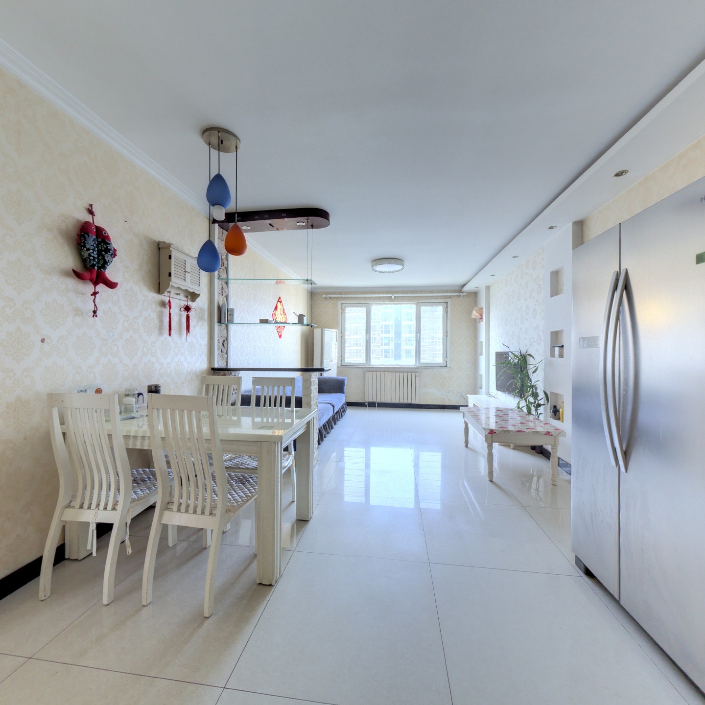 理想城大两居室   南北通透户型  采光好 通风好