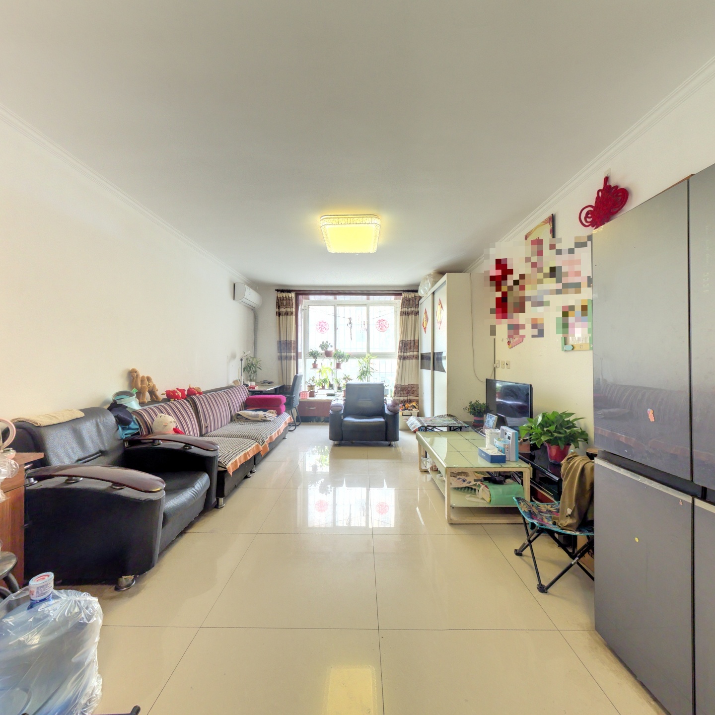 房子南北通透三居室，满五唯一，带装修拎包入住。