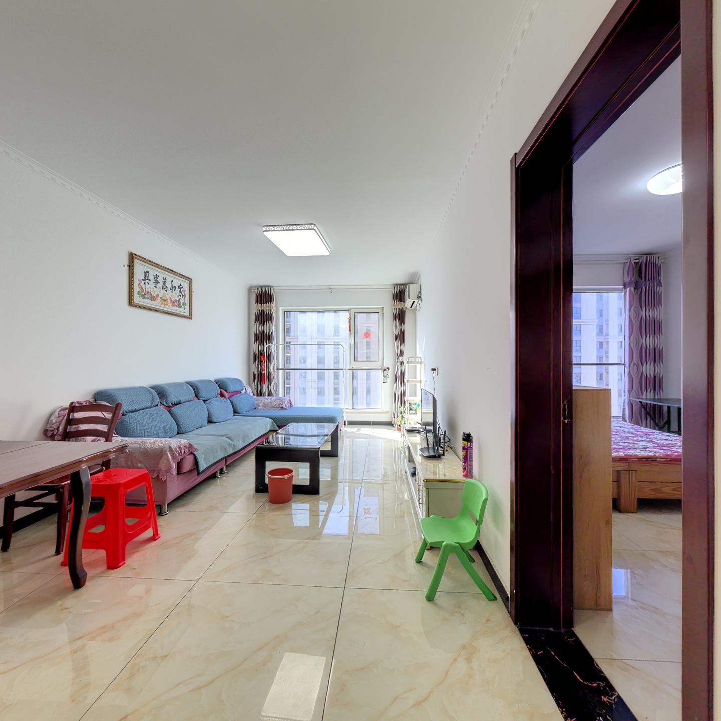 狮子城 南向两居 带装修 满五唯一 无抵押