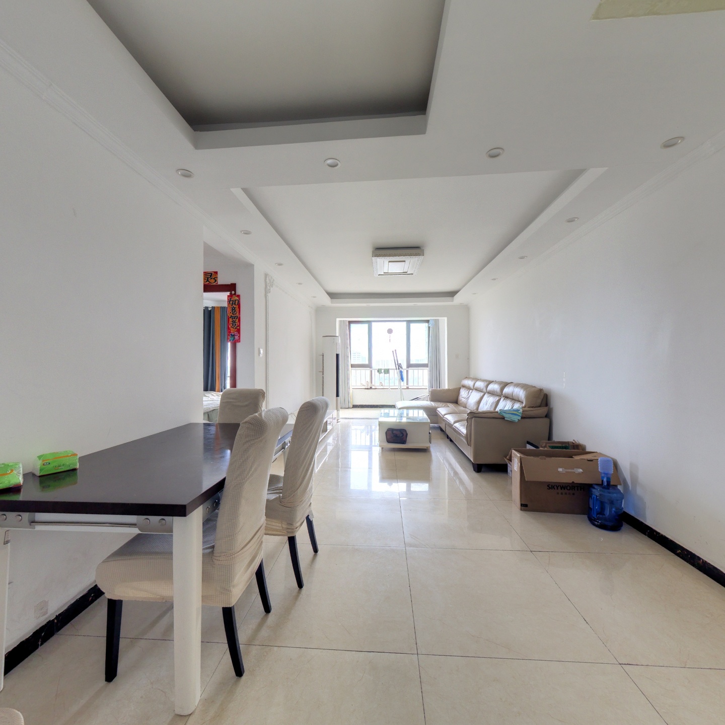 鸿坤理想湾 二居室 环境好 采光好