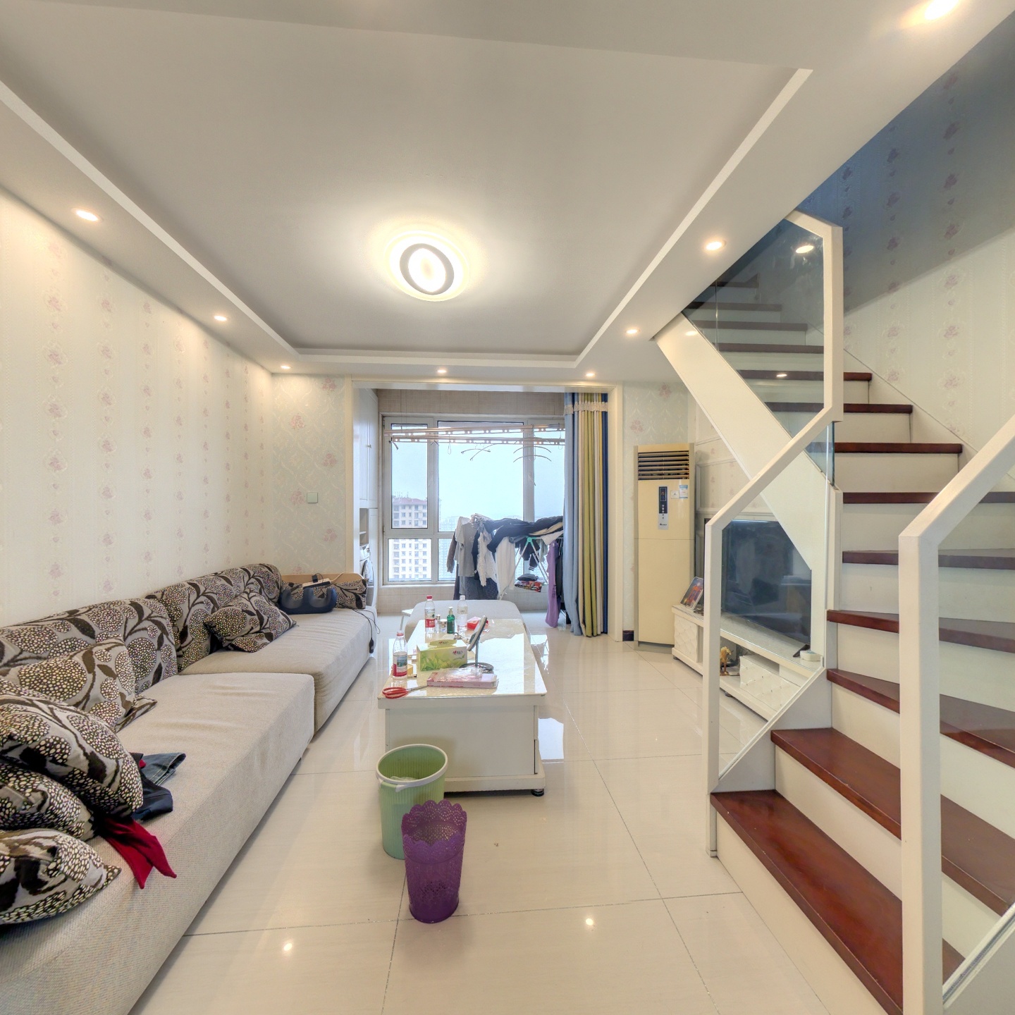 南北通透三居室带阁楼 精装 花园社区 德信公园