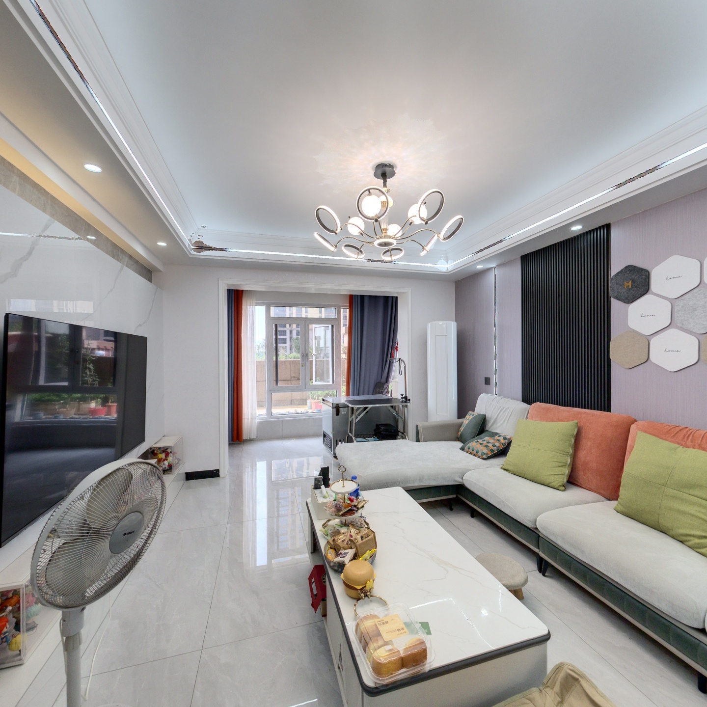 100平露台花园丨九华美江国际丨人车分流丨砂子塘校区