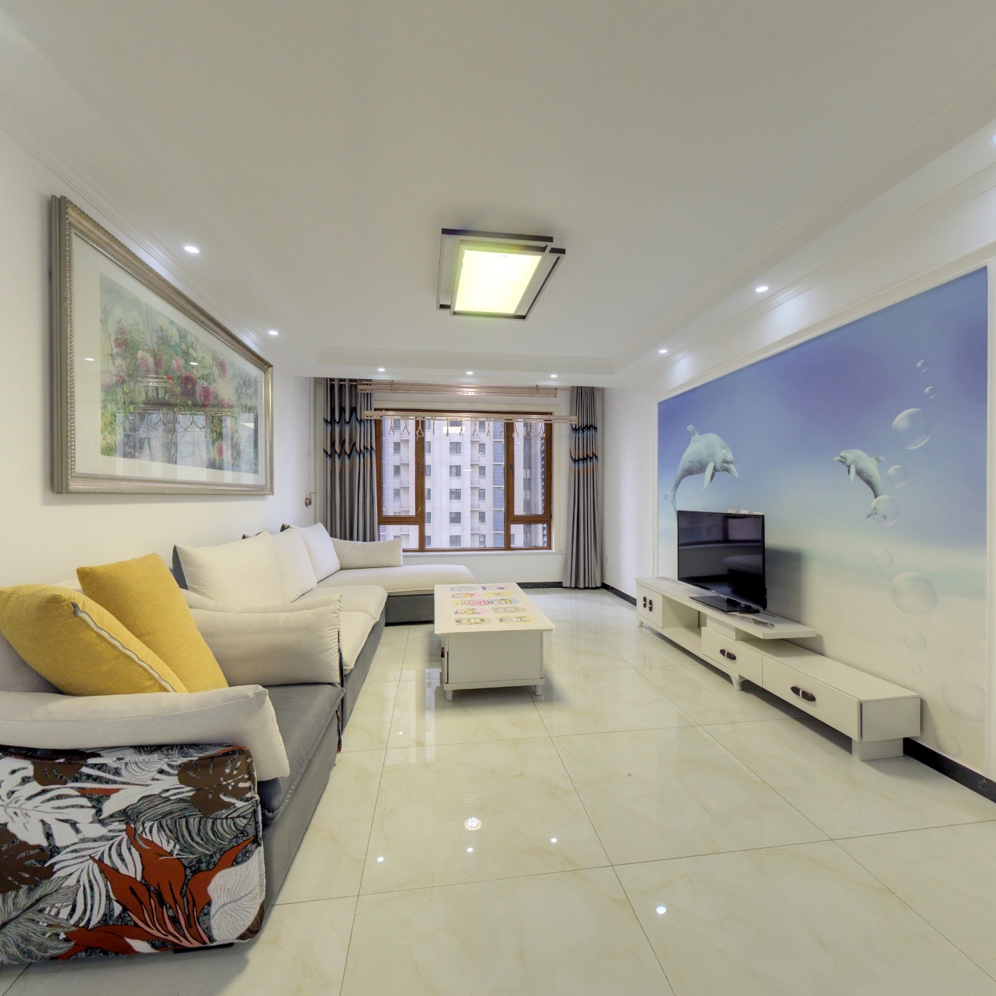 南北向的户型，采光好，户型好，视野好