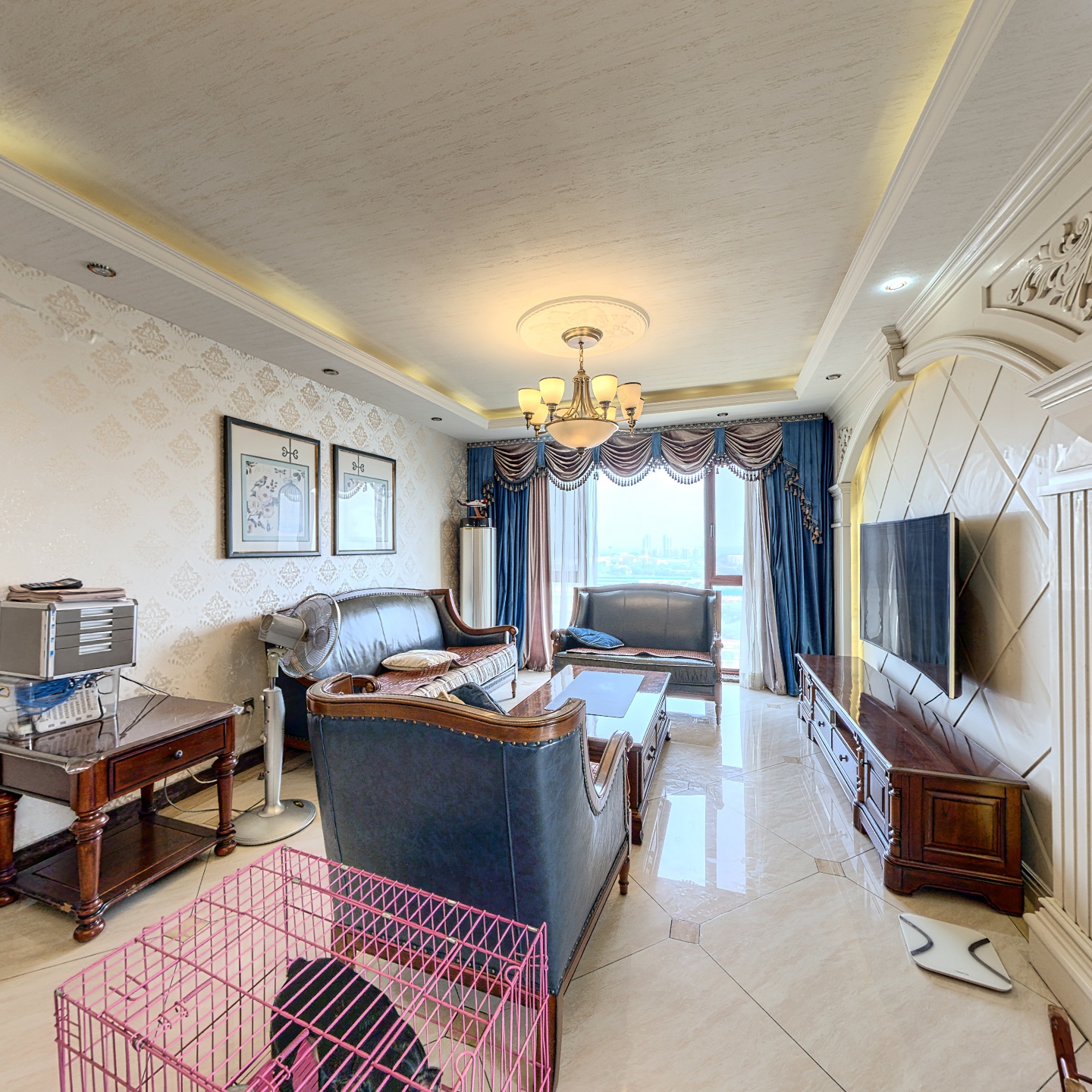 建设北路电梯小高层美式装修三房两厅，南北对流拎包住