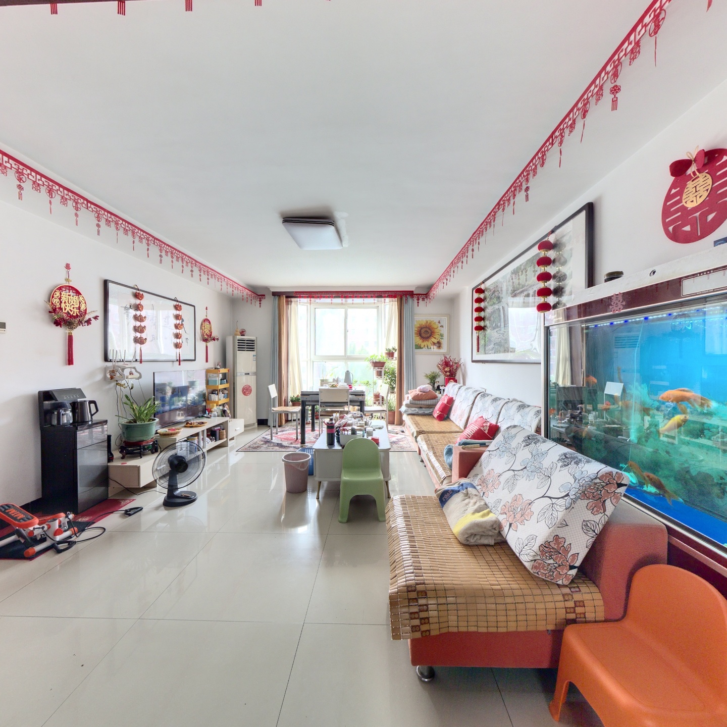 南北通透三居，精装修，领包入住。