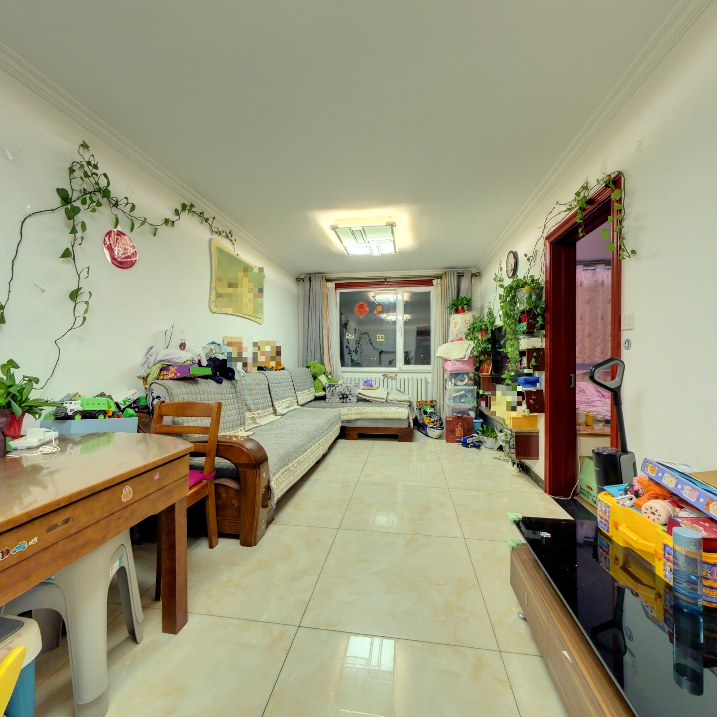 悅君家園 正規(guī)兩居室 樓層好采光很亮堂 精裝修婚房