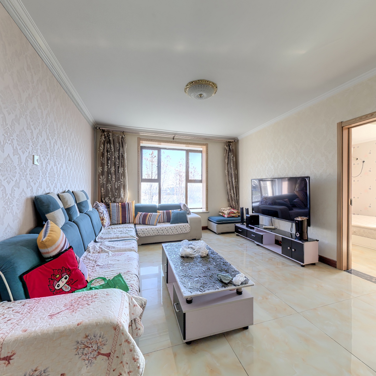 鸿坤理想湾南北通全明格局环境好满五唯