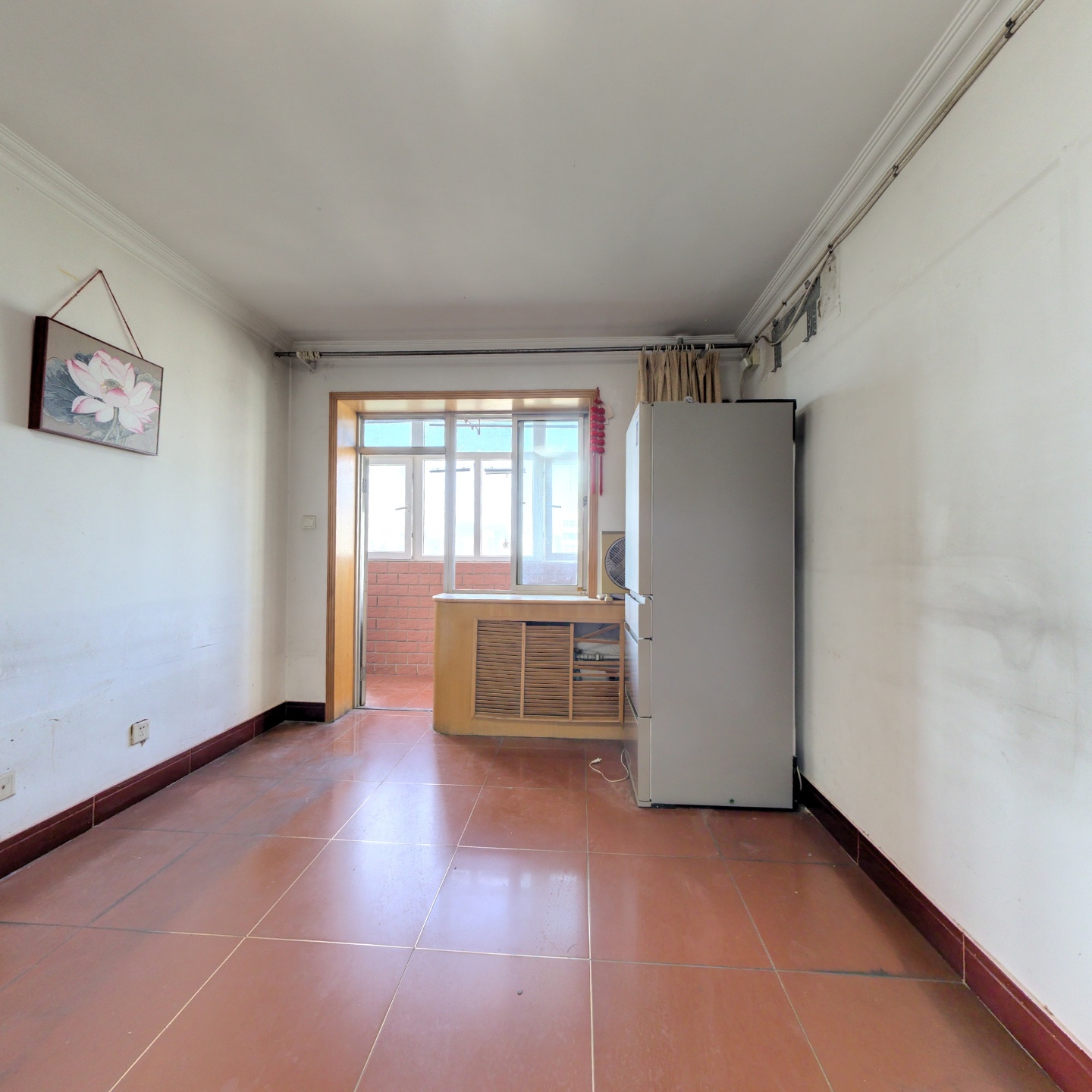 安貞，社區(qū)公園旁，部W分房，樓道貼磚，三室明廳