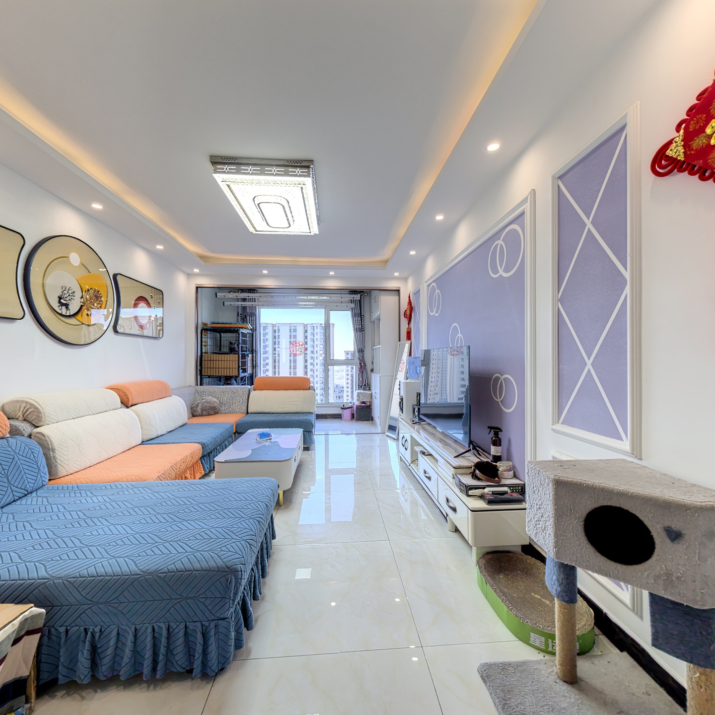 15号楼 精装修 高楼层 进门大卧室 南北通透