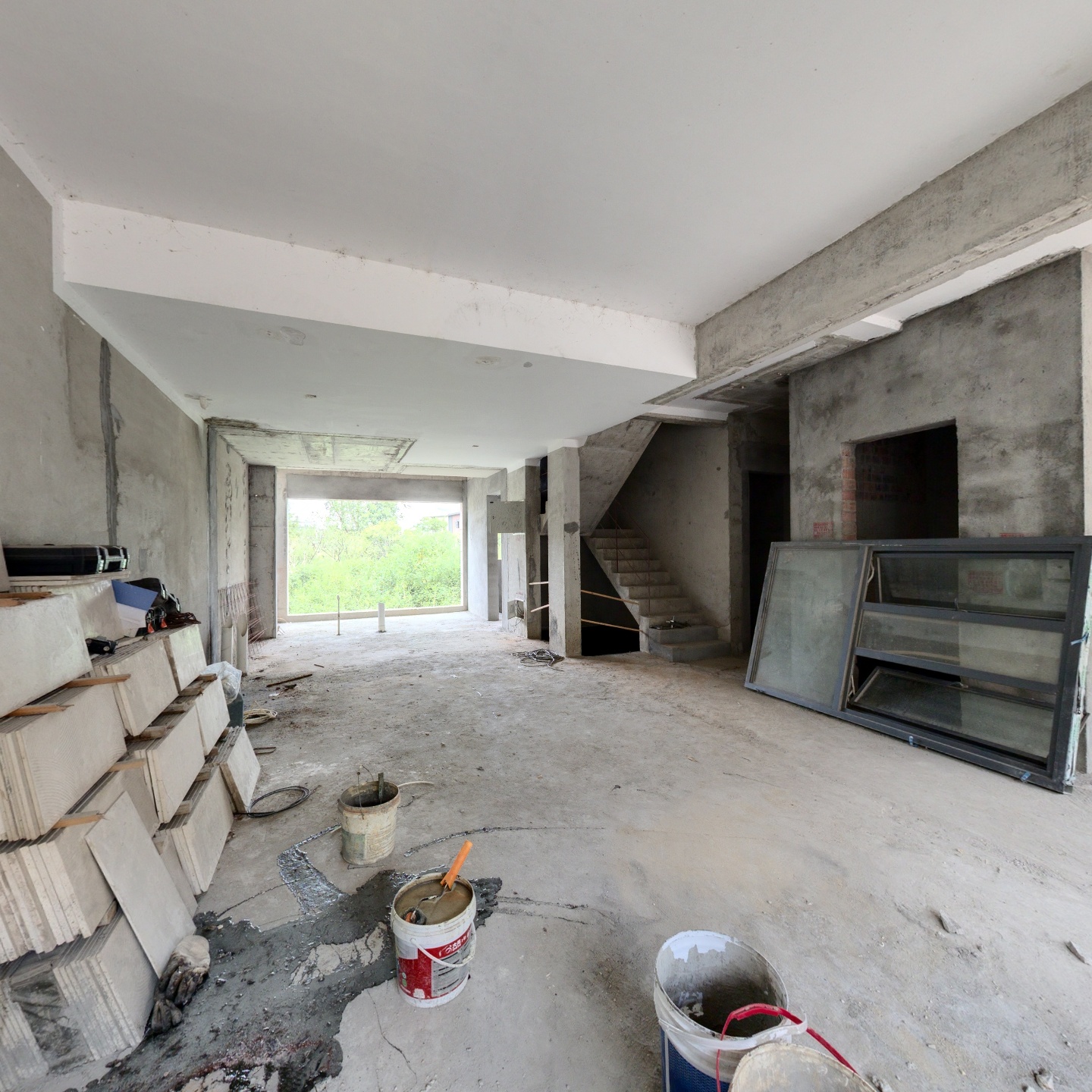 急卖湘江富力城临湖联排别墅花园不临房子已改好