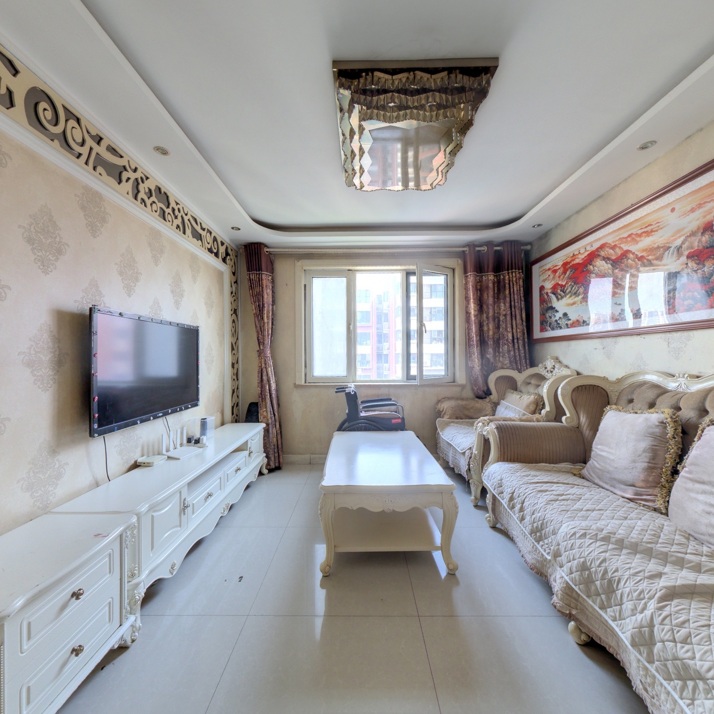 华阳路联合一号院电梯房  精装两居室中高楼层