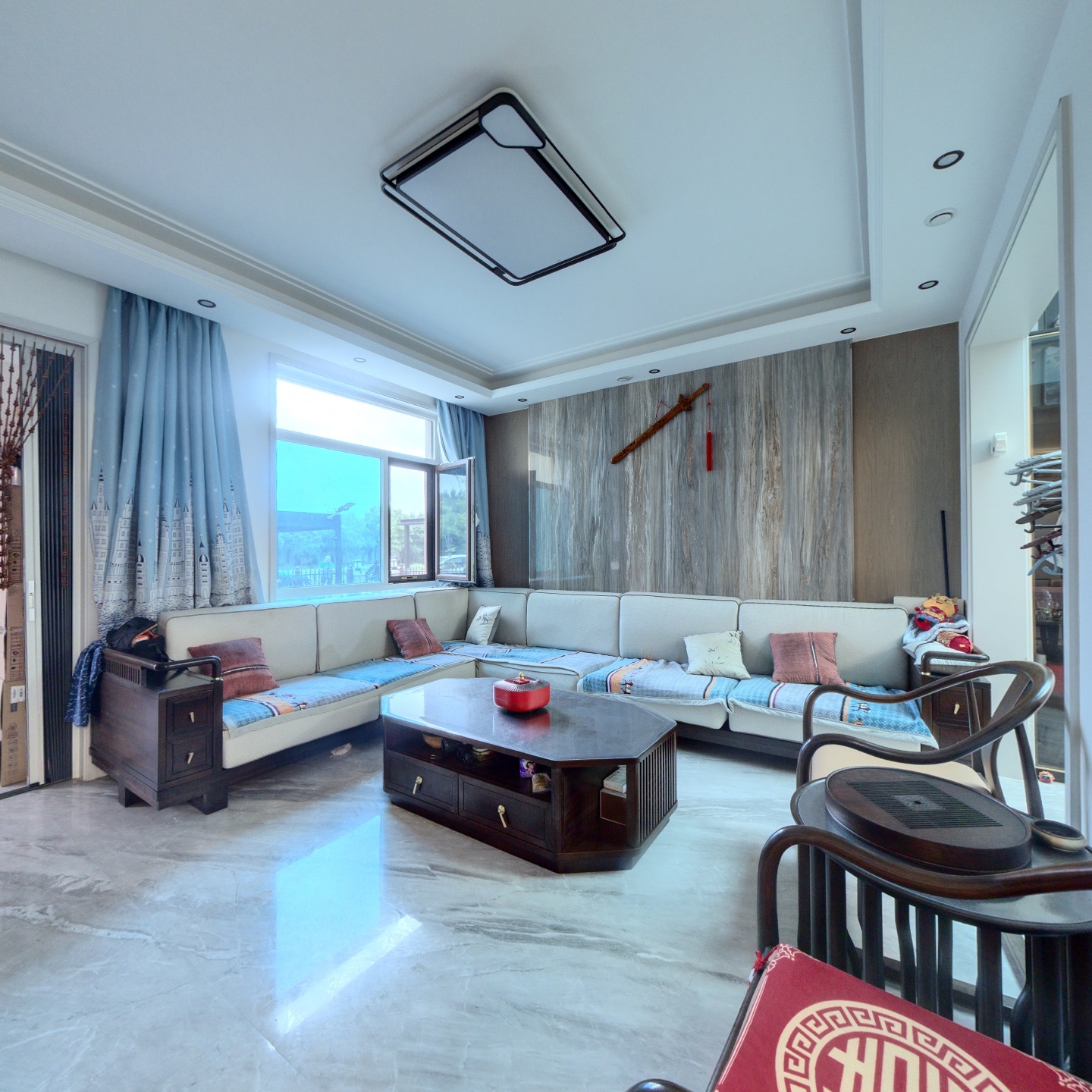 北京西南 京都颐和城225平精装临湖大院子联排别墅出售