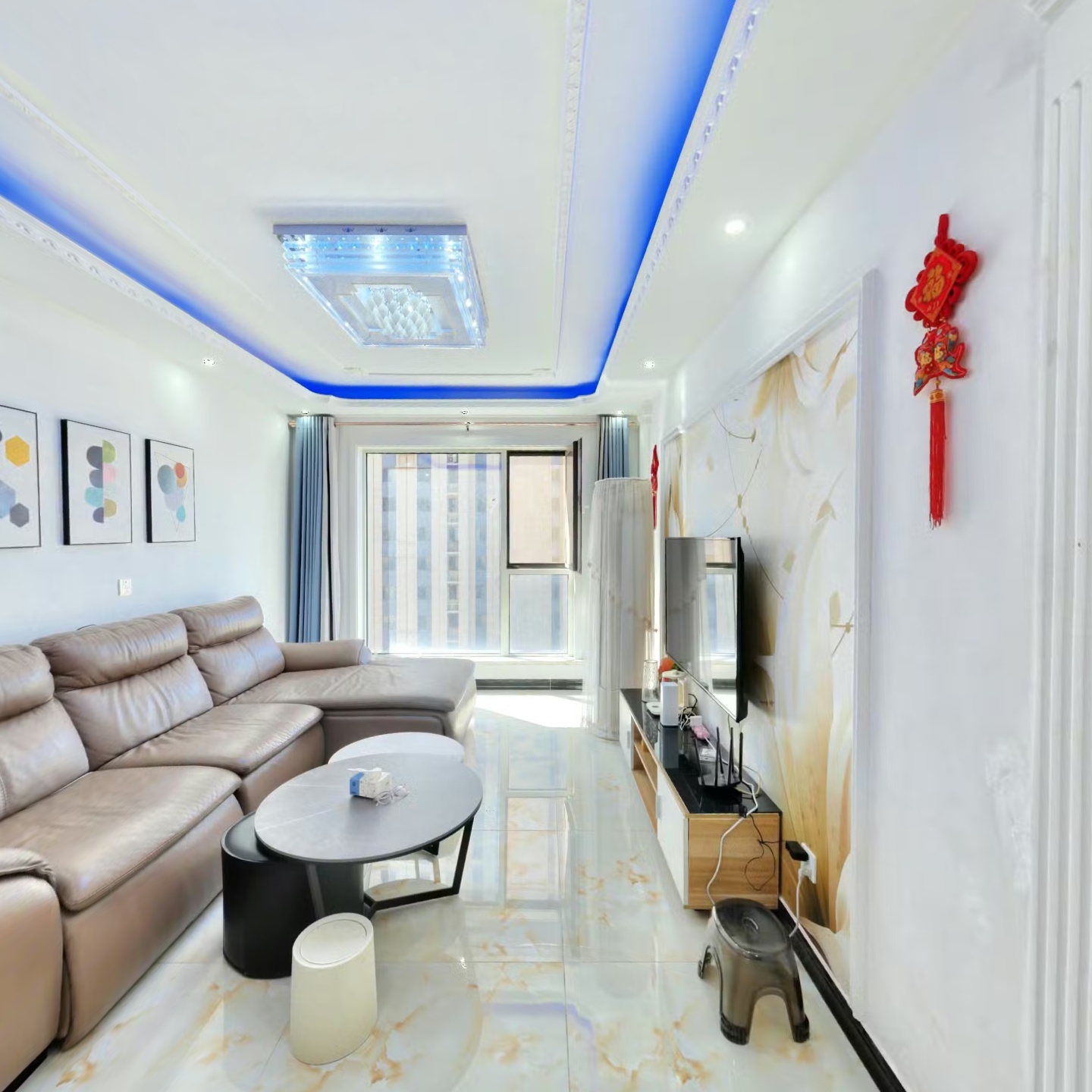 狮子城精装两居。税费低，小区配套齐全