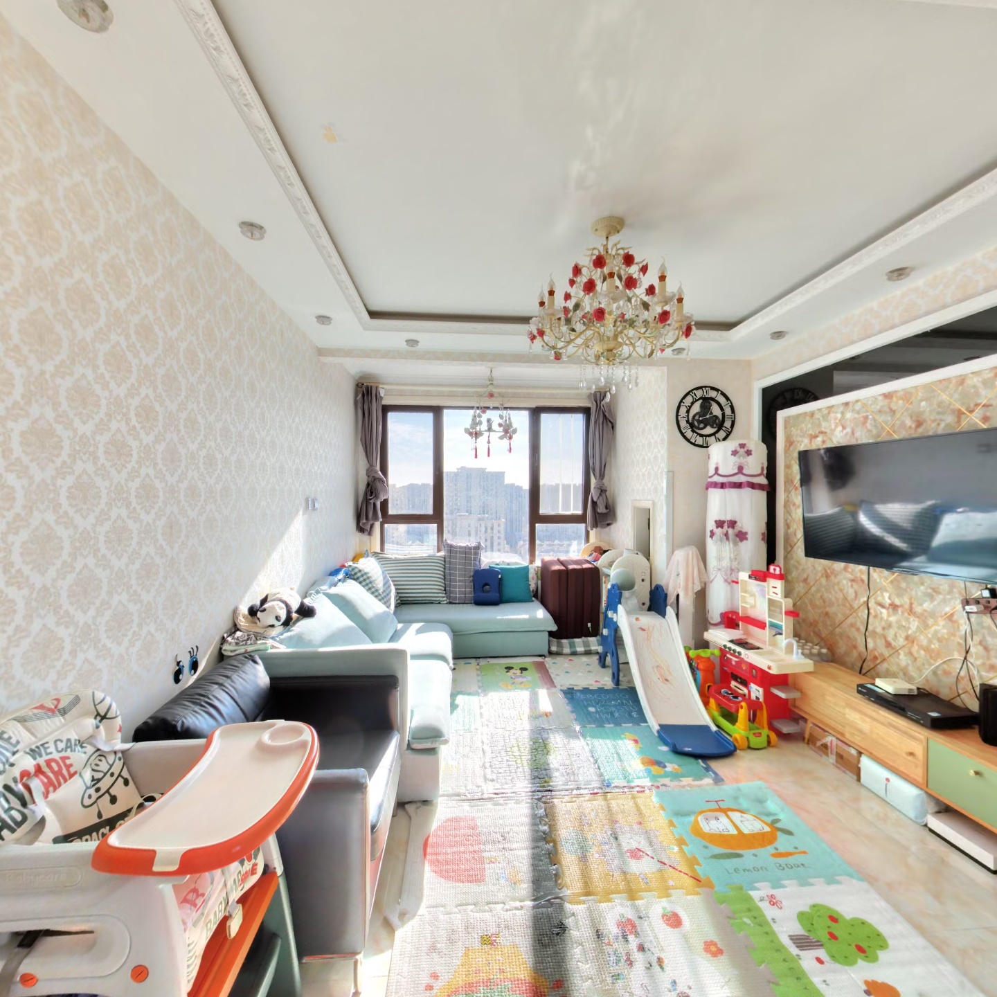 涿州东站 鸿坤理想湾 好位置全明格局两居室 采光好