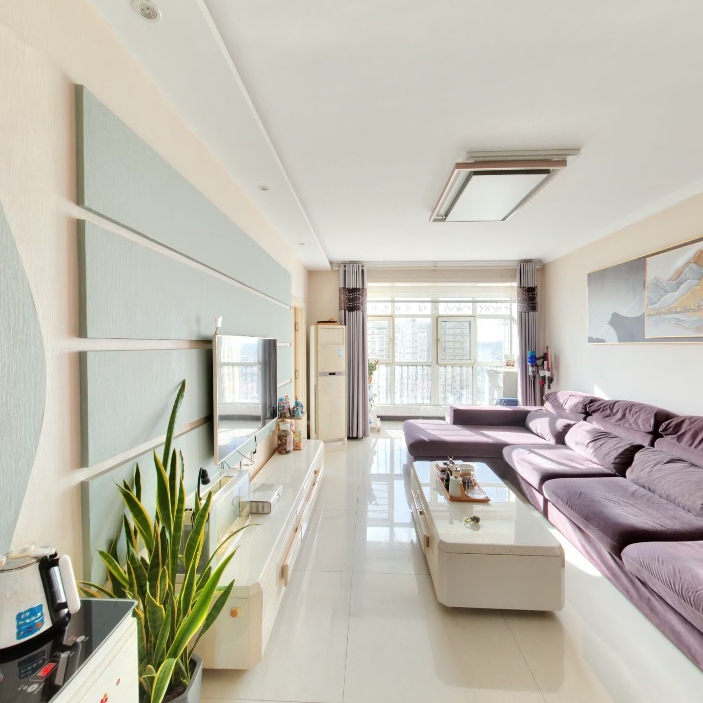 ：房本满五，中高楼层，采光视野好自住精装修