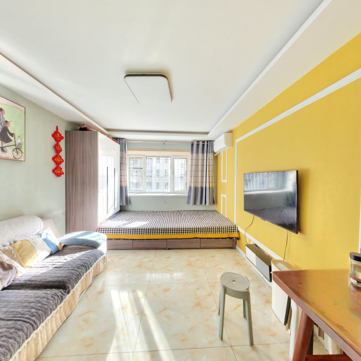 空中花园社区 冠云中路精装两居，实际100平loft户型