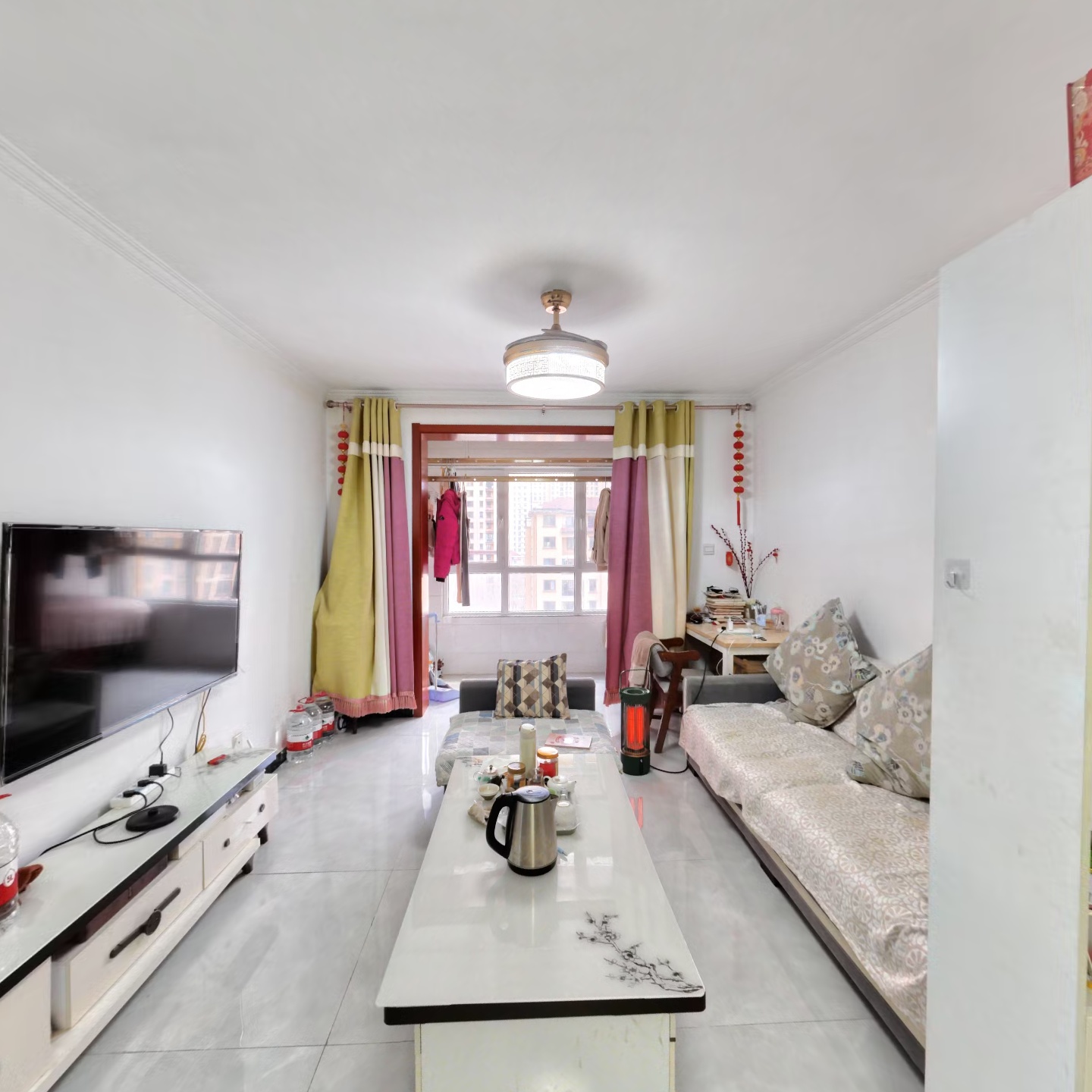 南北通透两居室带子母车位带地下室自住装修低楼层