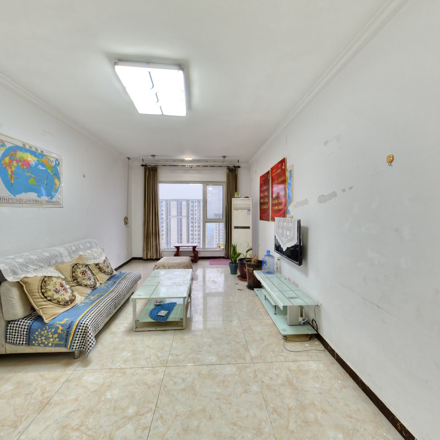 南北三居高楼层满二全天采光无遮挡，