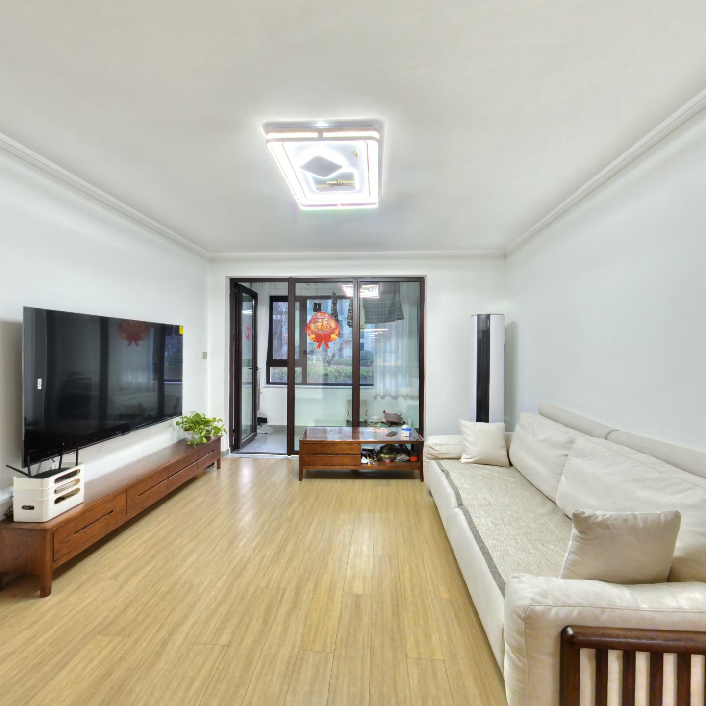 樾府国际 精装三居改四居 实木家具 品牌家电全留下