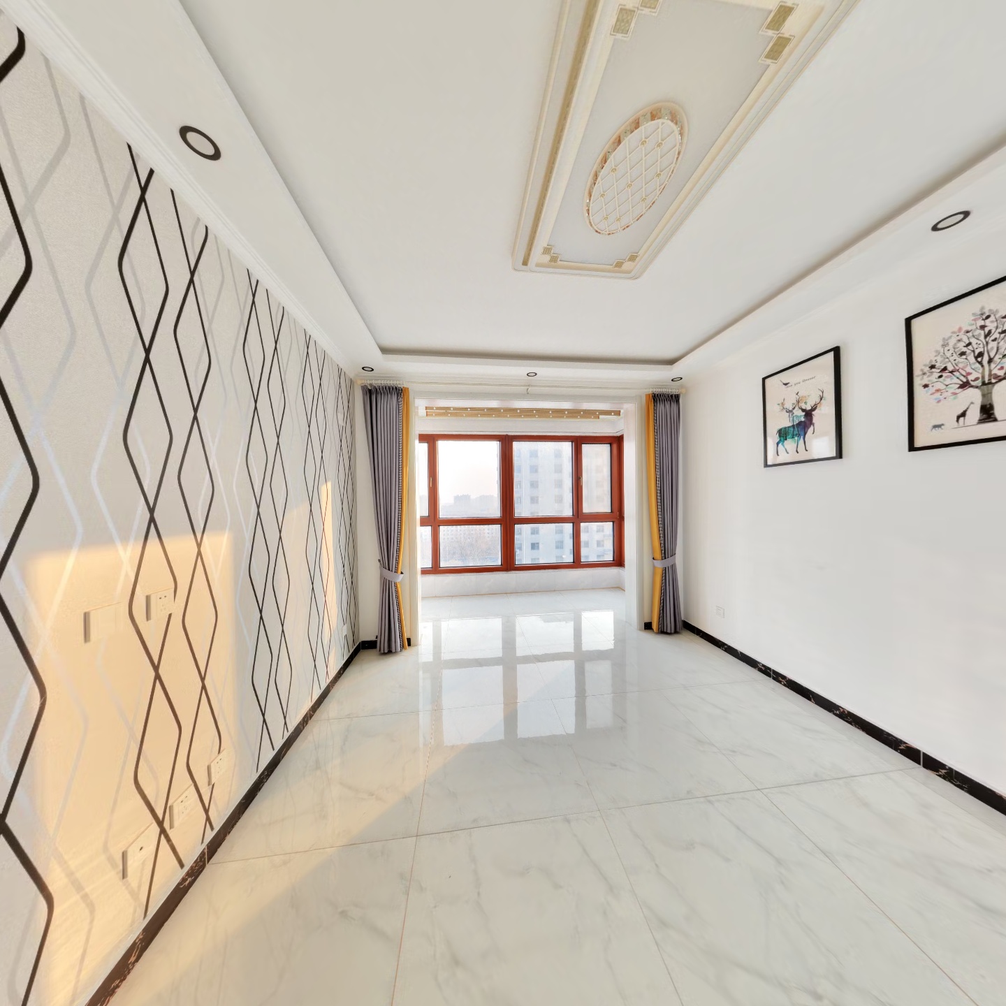 范阳路金品时代自住精装修两居室三阳开泰户型拎包入住