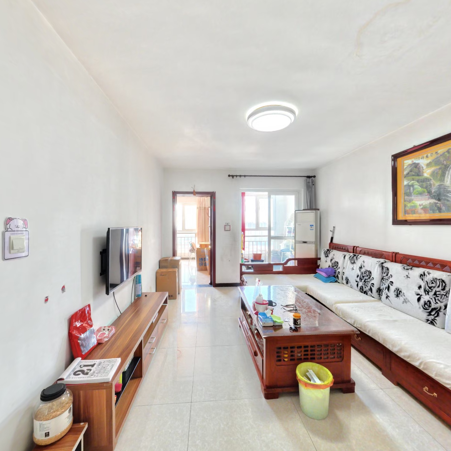 范阳主路电梯房，全南两居 高楼层采光好