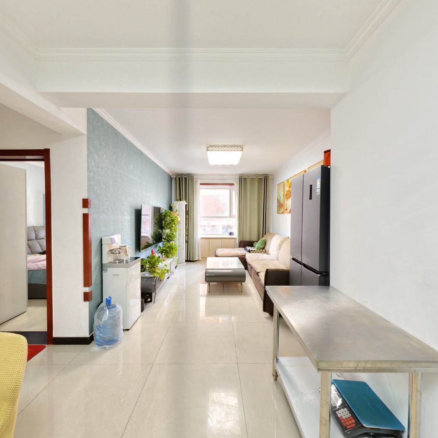 水岸花城96平精装两居46万 带家具电 拎包住