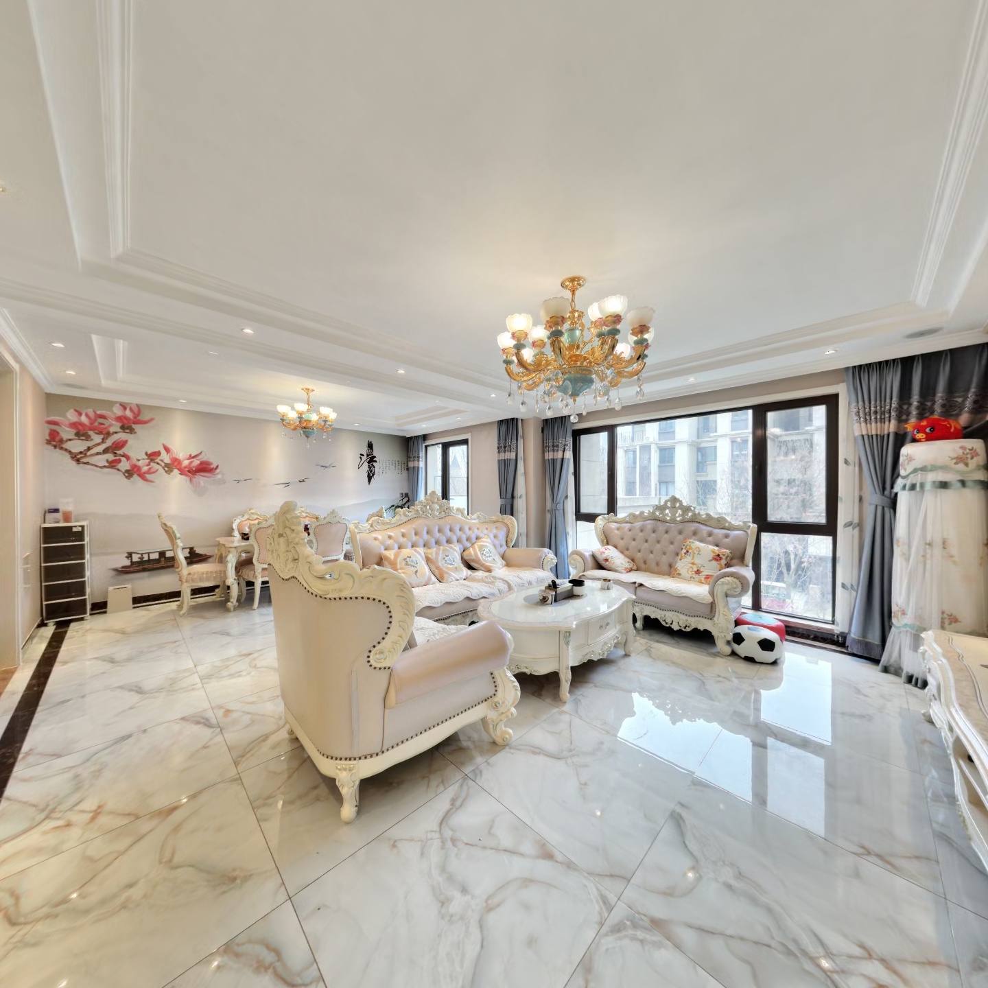 出售鸿坤理想湾精装洋房南北通透采光无遮挡