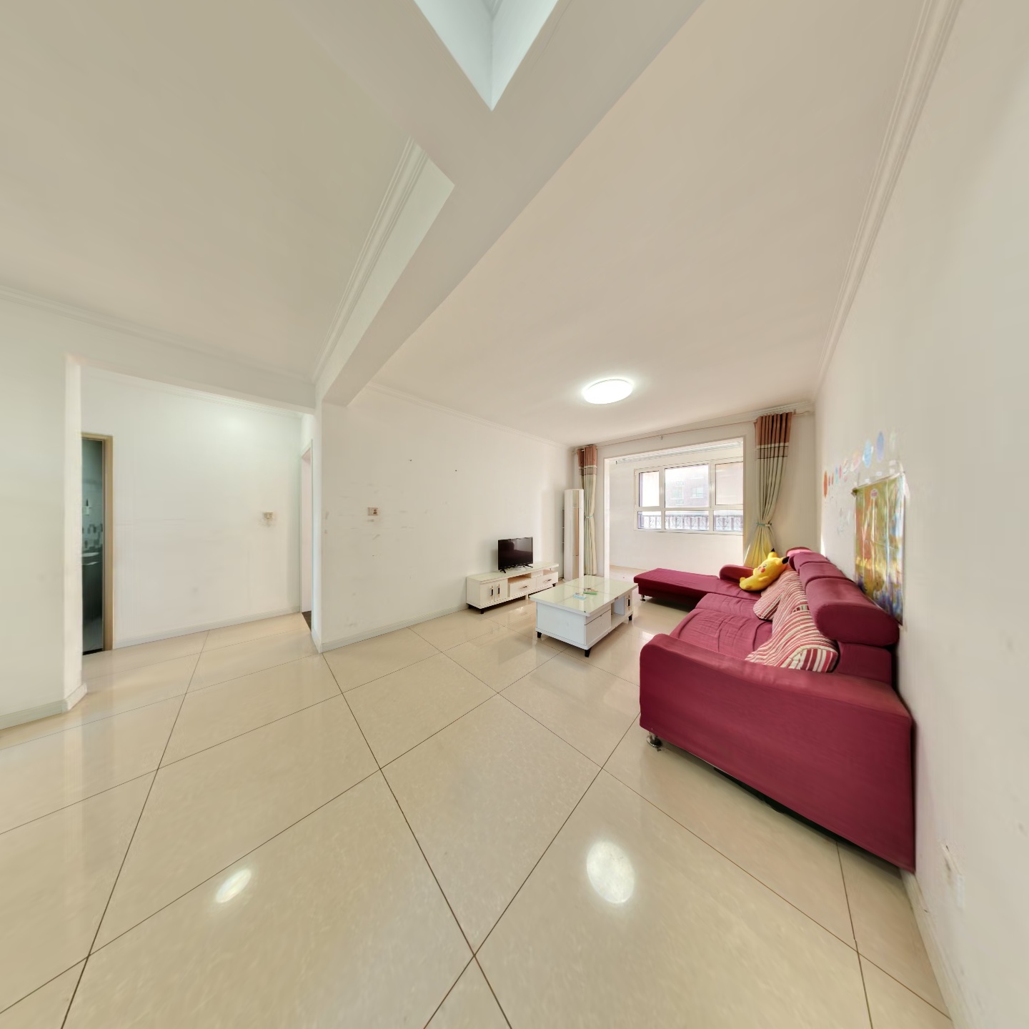 人车分流社区，南北通透三居，带独立防火门