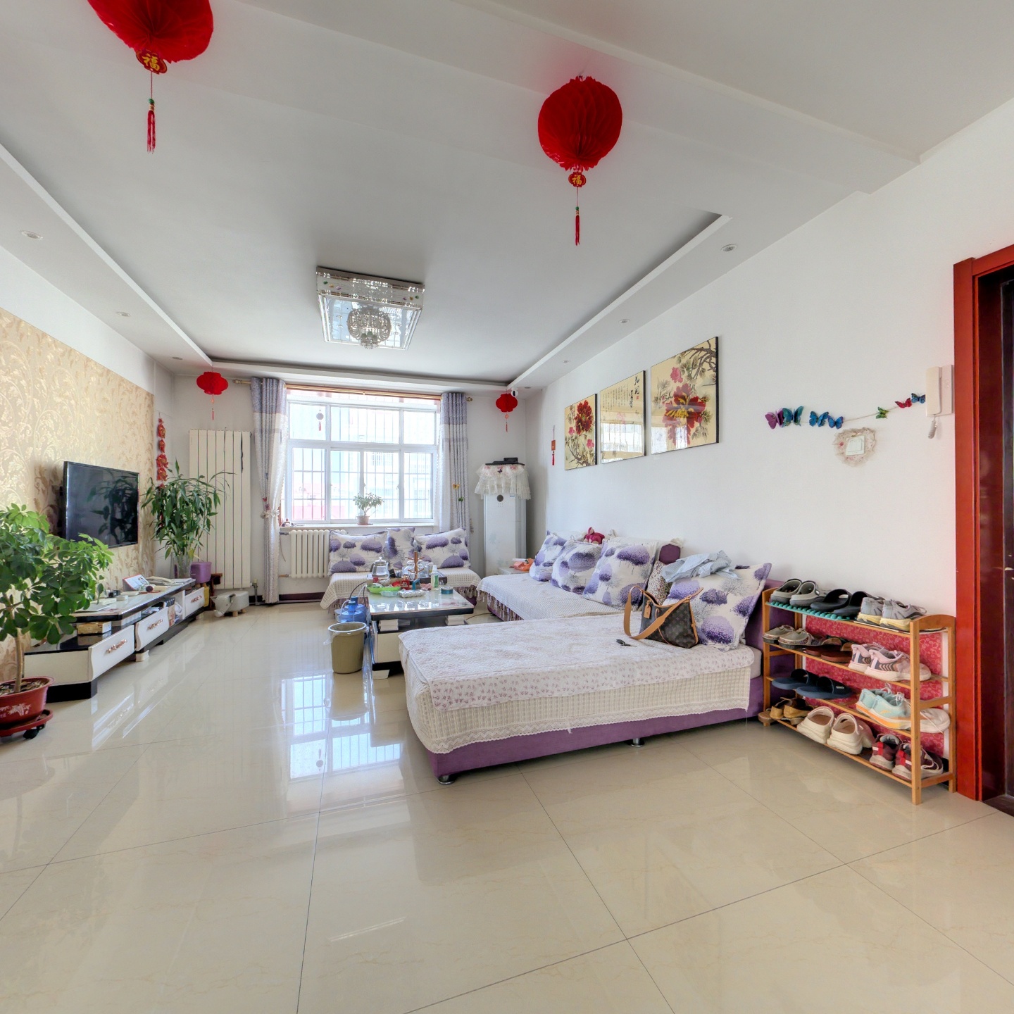 东阳城4楼3室 精装带车库 采光好