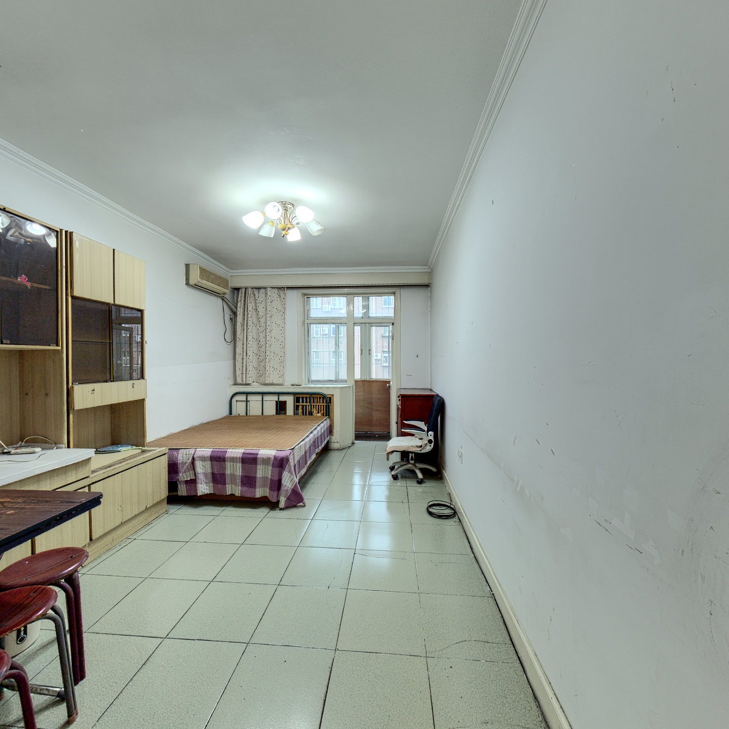 范阳路矿山局家属院南北通透三居全明格局