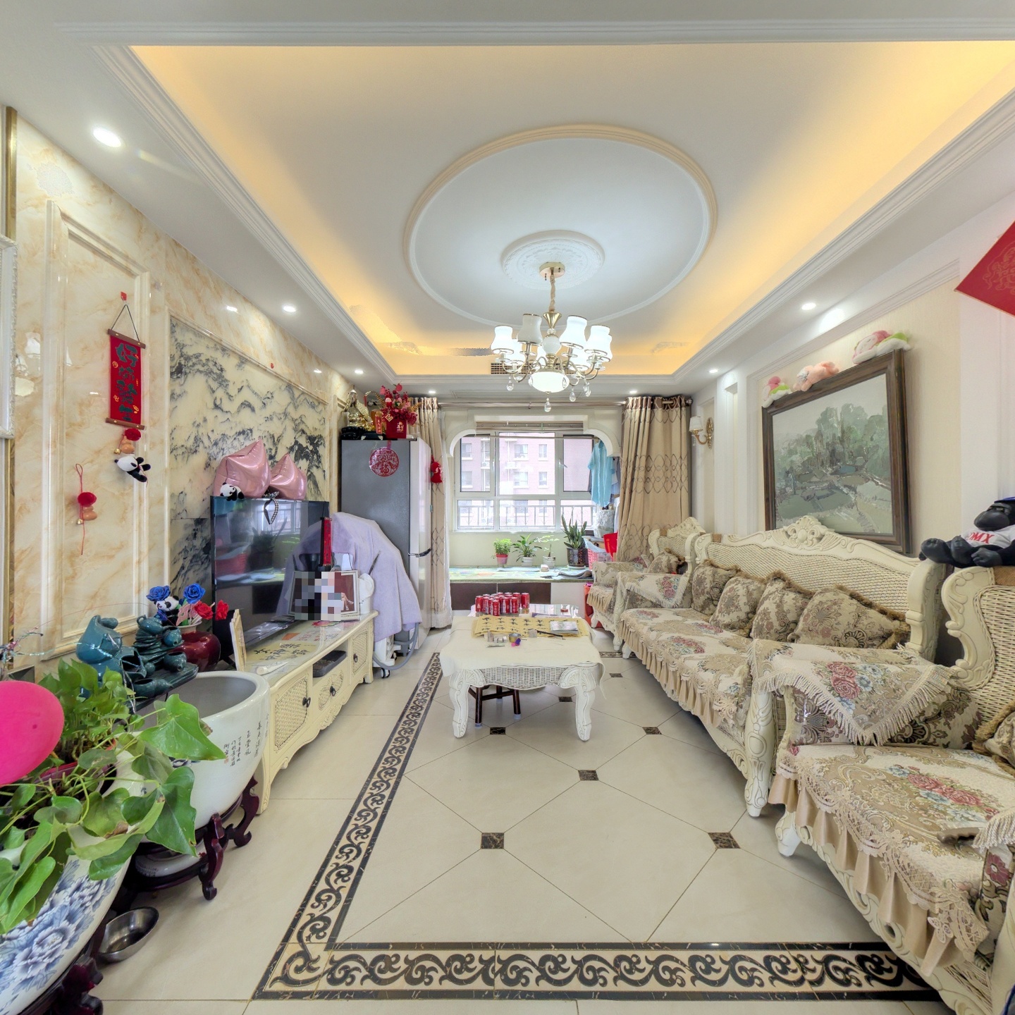 南北向3居 户型方正 全天采光，自住装修