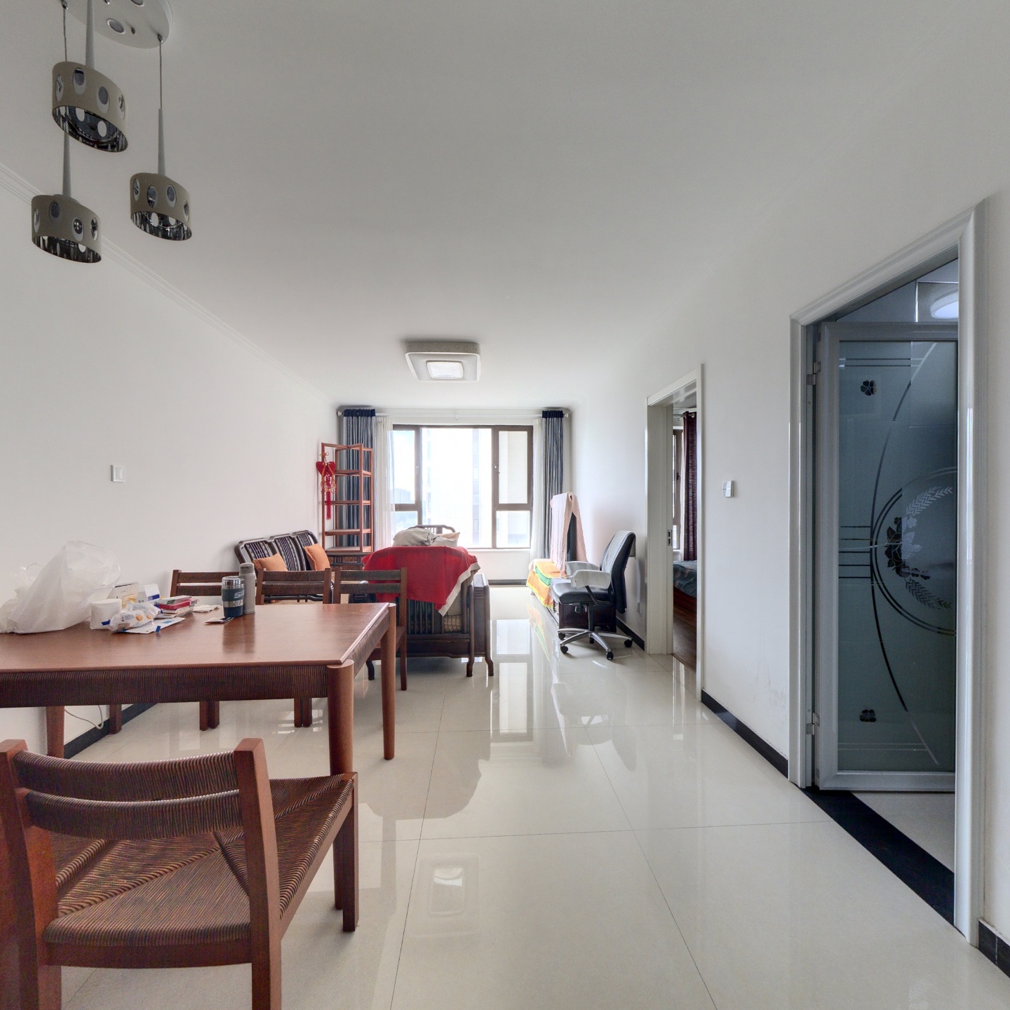 鸿坤全阳两居室   精装修    满二年   税费低