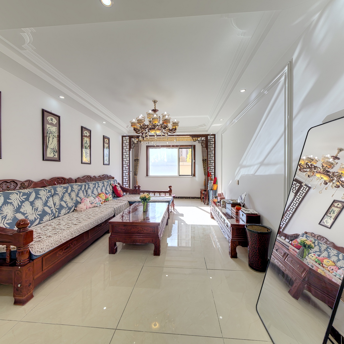 涿州高铁狮子城精装修大三居室，还有一个大露台