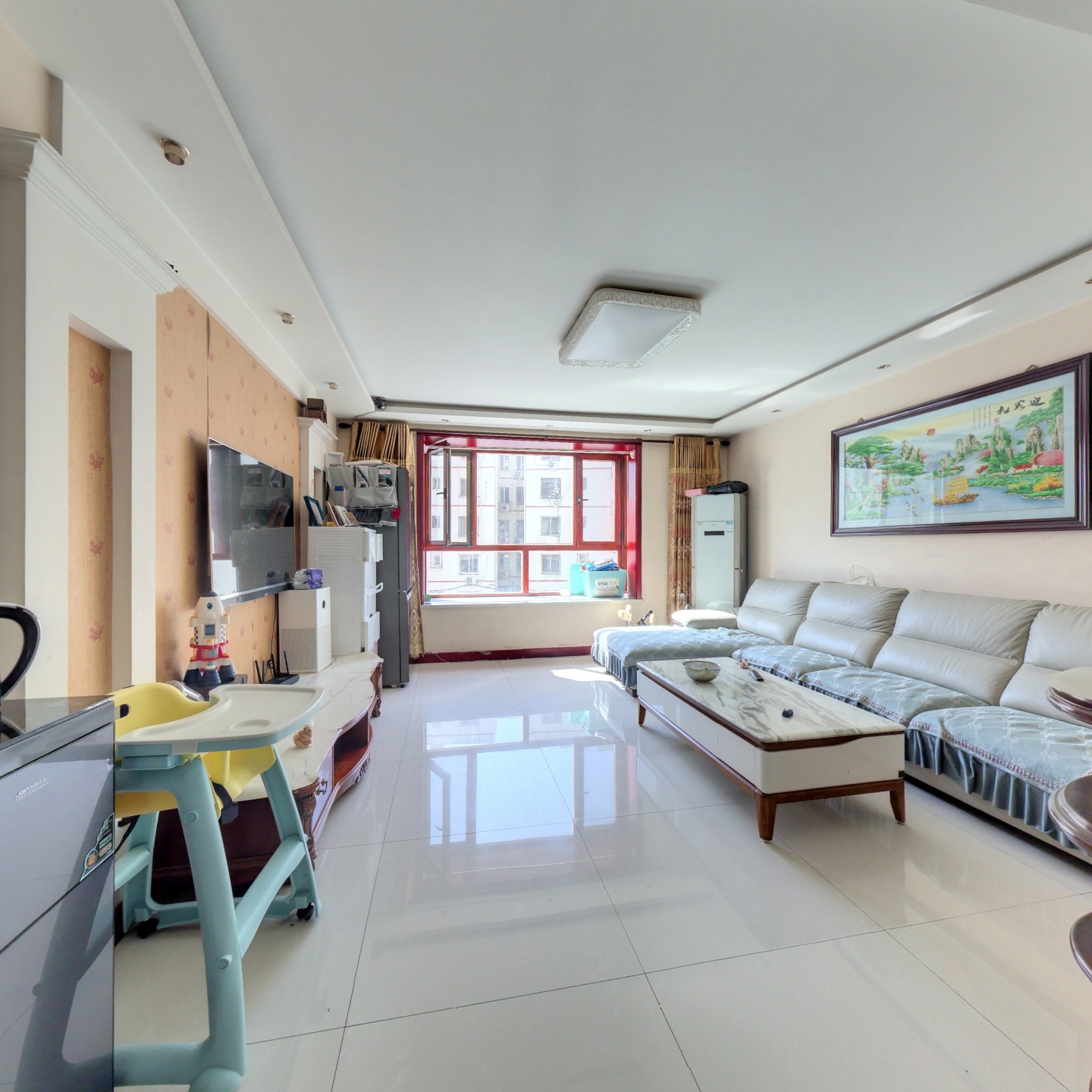 电梯洋房，一梯两户，南部通透3居，满五唯一