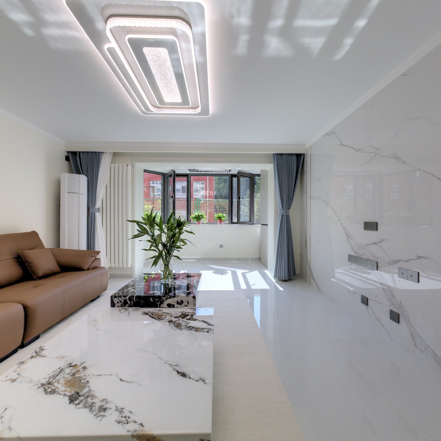 慧忠北里南北通透3居室精裝修拎包入住板樓帶電梯