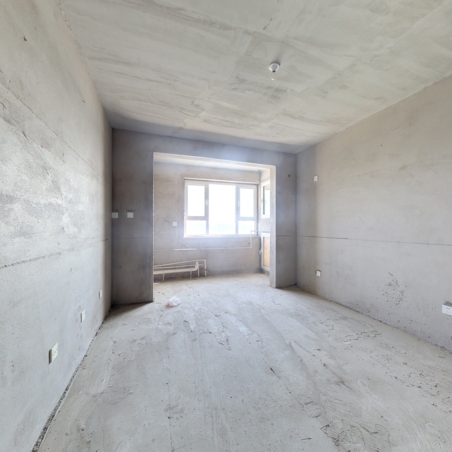 凯兴悦享城高楼层毛坯一居室  满二维一