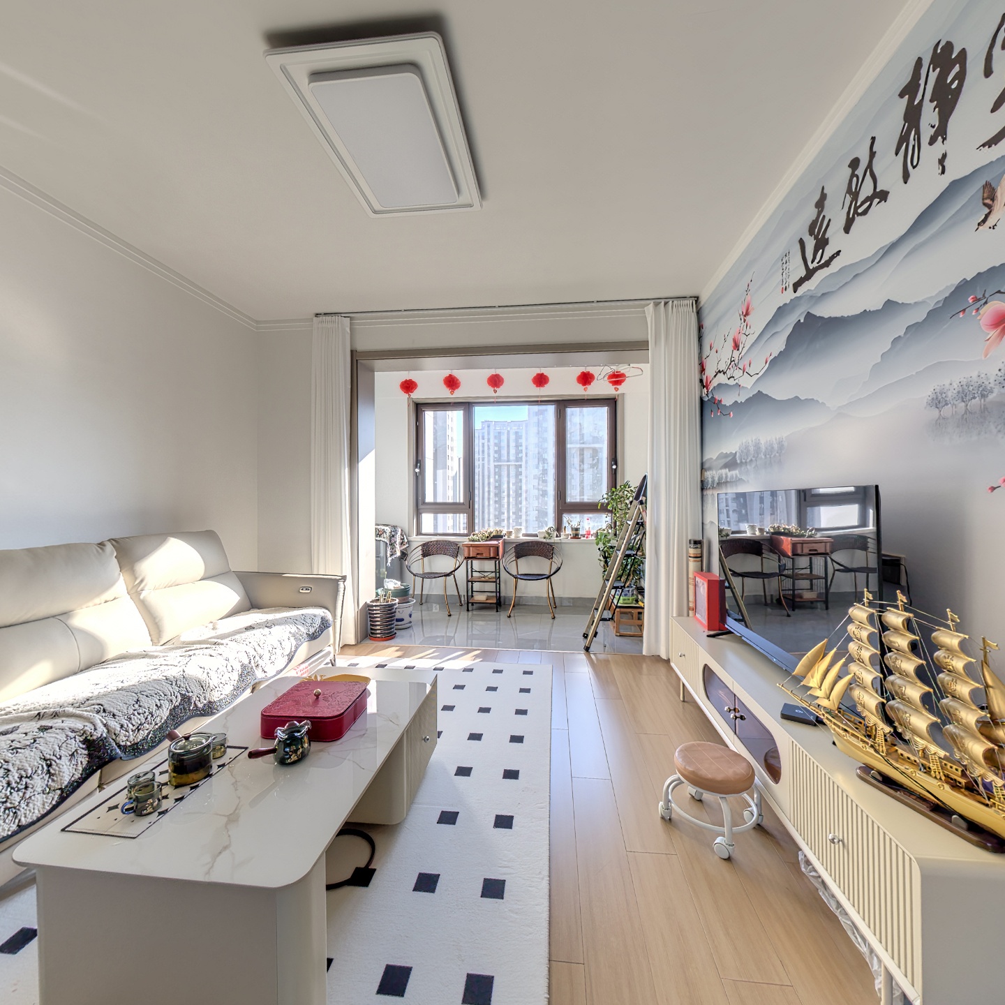 樾府国际 精装大三居 三叶草户型 中高楼层 一站西三环